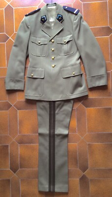 FRANCE GUERRE ALGÉRIE TENUE OFFICIER ASPIRANT 45° Régt