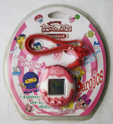 ULTRAROJOS CONNECTION VERSION 6 VIRTUAL PET LCD GAME BL-138C PINK WHITE NEW !