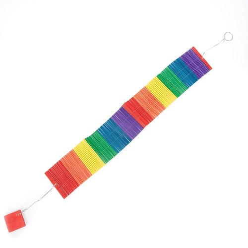 2018 Rainbow Wind Spinner Mobile Chime Lawn Wind Spiral Party Home Decor - Picture 16 of 24