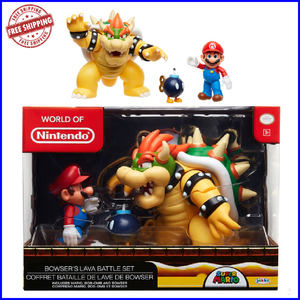 super mario bowser's lava playset