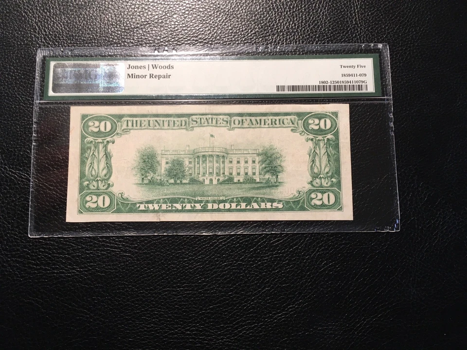 National Bank  Note Summerville PA PMG25 Vf Small Repair 15 Notes Known - Image 4 of 4