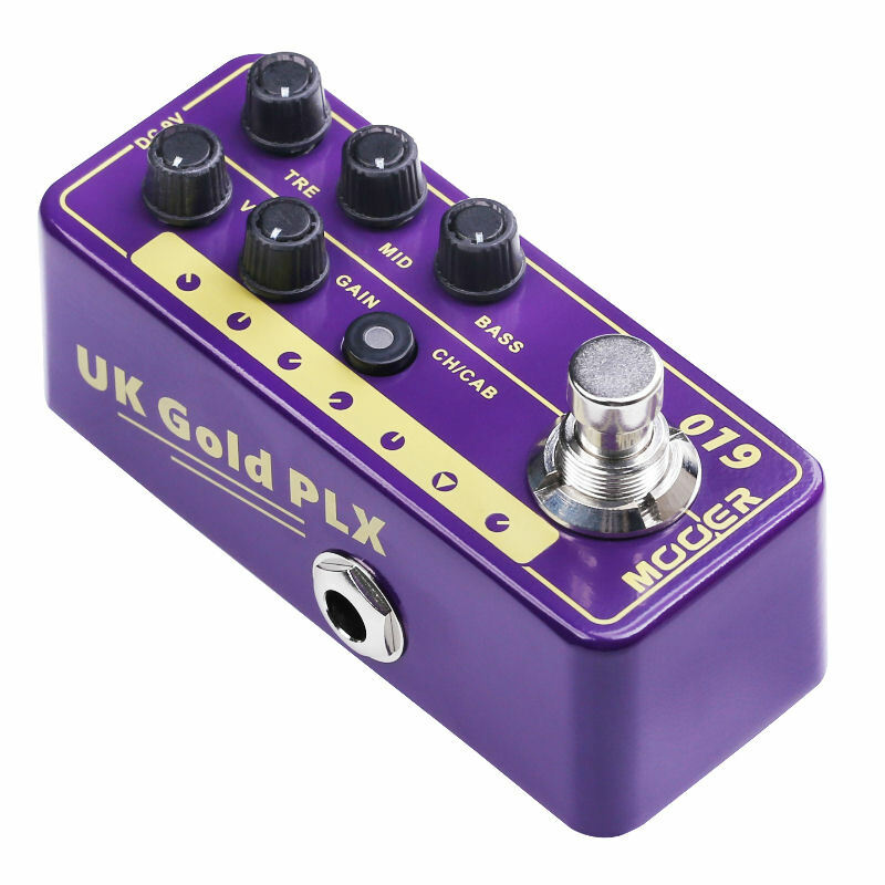 ギター Mooer micro preamp 019 UK Gold PLX 019 - UK Gold PLX_MOOER Audio