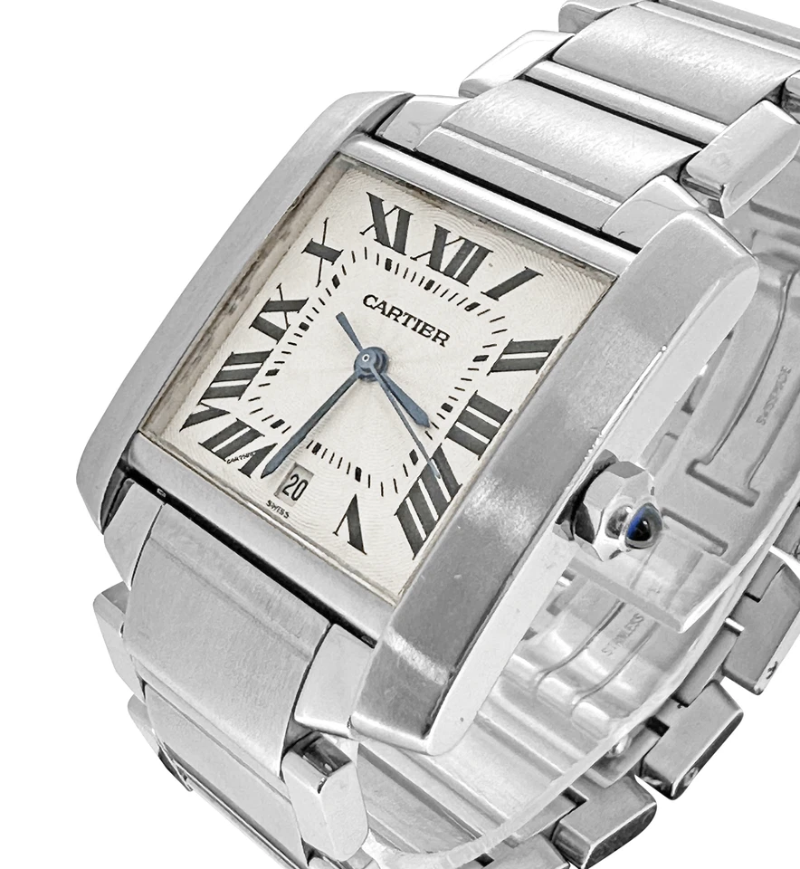 Cartier Tank Française S.S Automatic Mid Size 2302