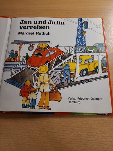 Jan und Julia verreisen Margret Rettich 1974 Original Oetinger Kinderbuch Bilder - Bild 2 von 7
