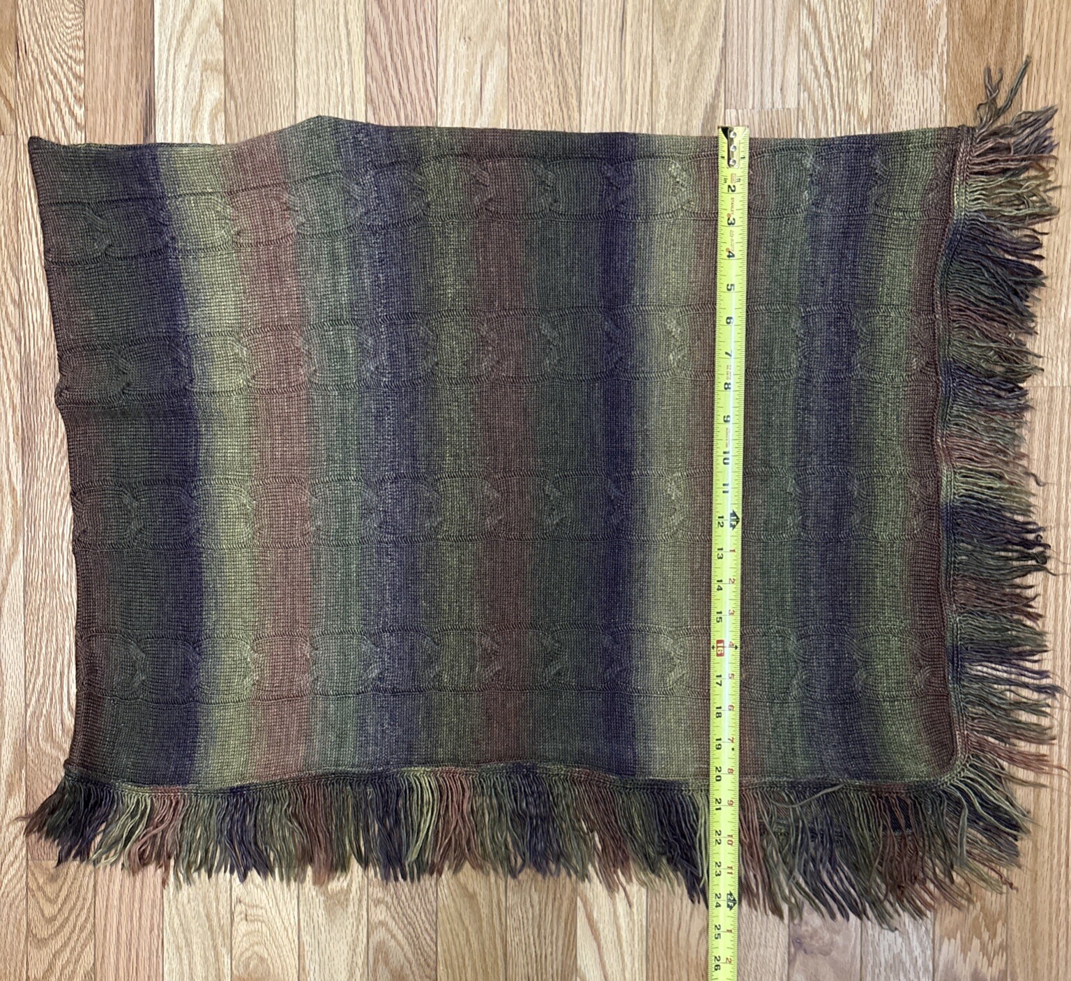 Ruby Rd Woman’s Pullover Cape Shawl Multicolor Ya… - image 5