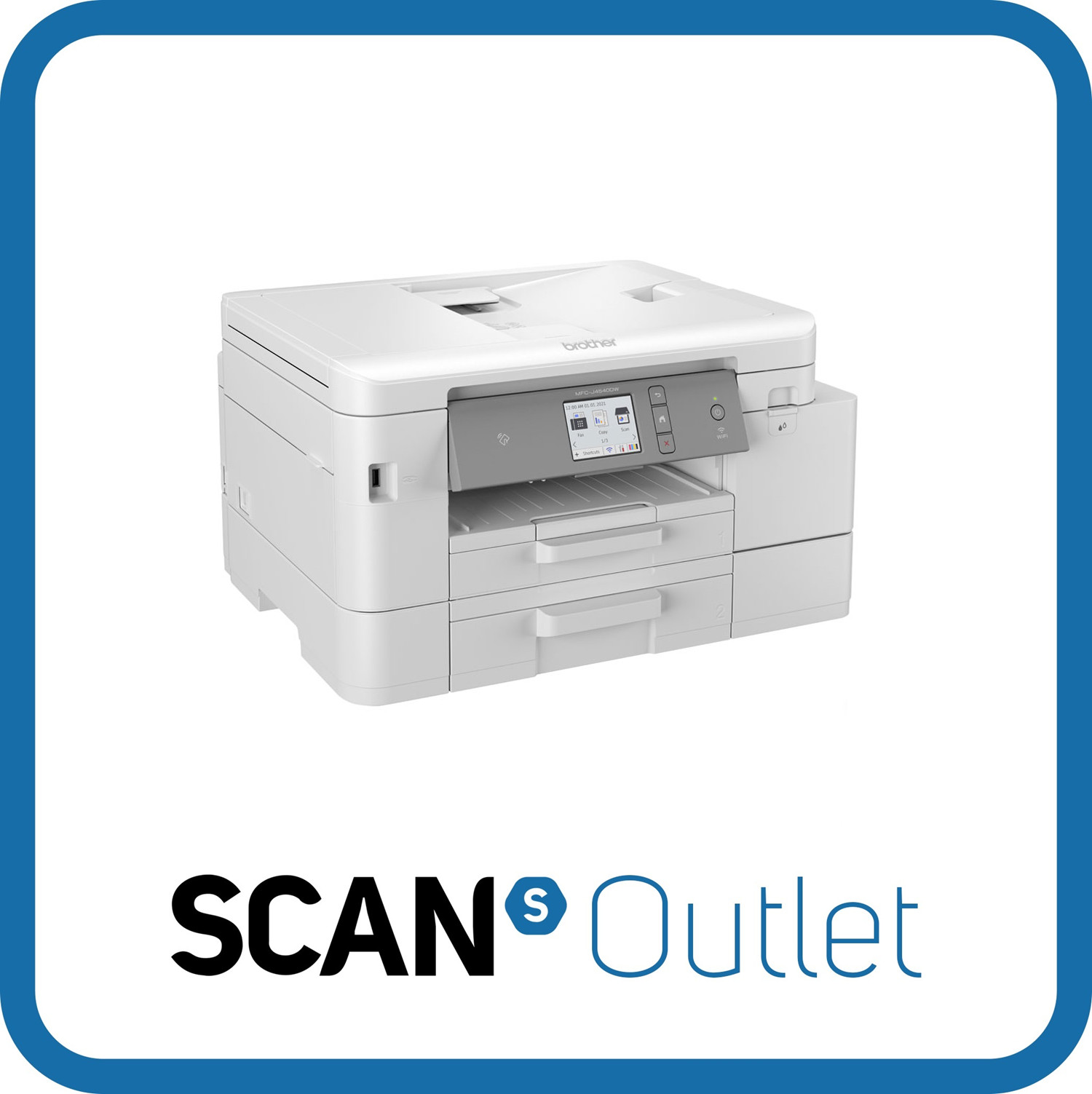 Brother MFC-J4540DWXL All-In-One Printer, Print/Scan/Copy/Fax, Inkjet, A4, 4800