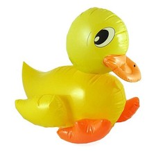 INFLATABLE BLOW UP DUCK 42CM
