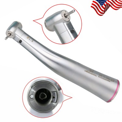 Dental LED 1:5 Increasing Contra Angle Handpiece Red Ring Fit NSK X95L USA