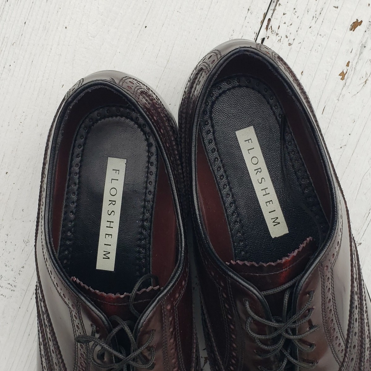 Florsheim Men\'s Gladiator Full-grain Leather Dress Shoes SZ 42 US 8.5 WORN ONCE TMW_41BC_02_FLORSHEIM_DRESS_SH  main image 3