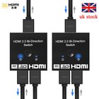 Bi-directional HDMI Switch Splitter 1 in to 2 Out For 4K 3D 1080 HDCP HDTV PC