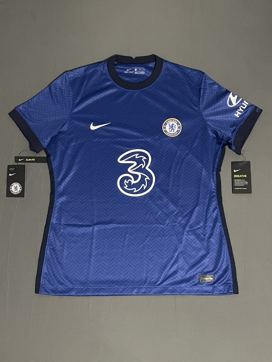 NWT Nike Chelsea 2020/21 Home Soccer Jersey CD4399-496 Women's