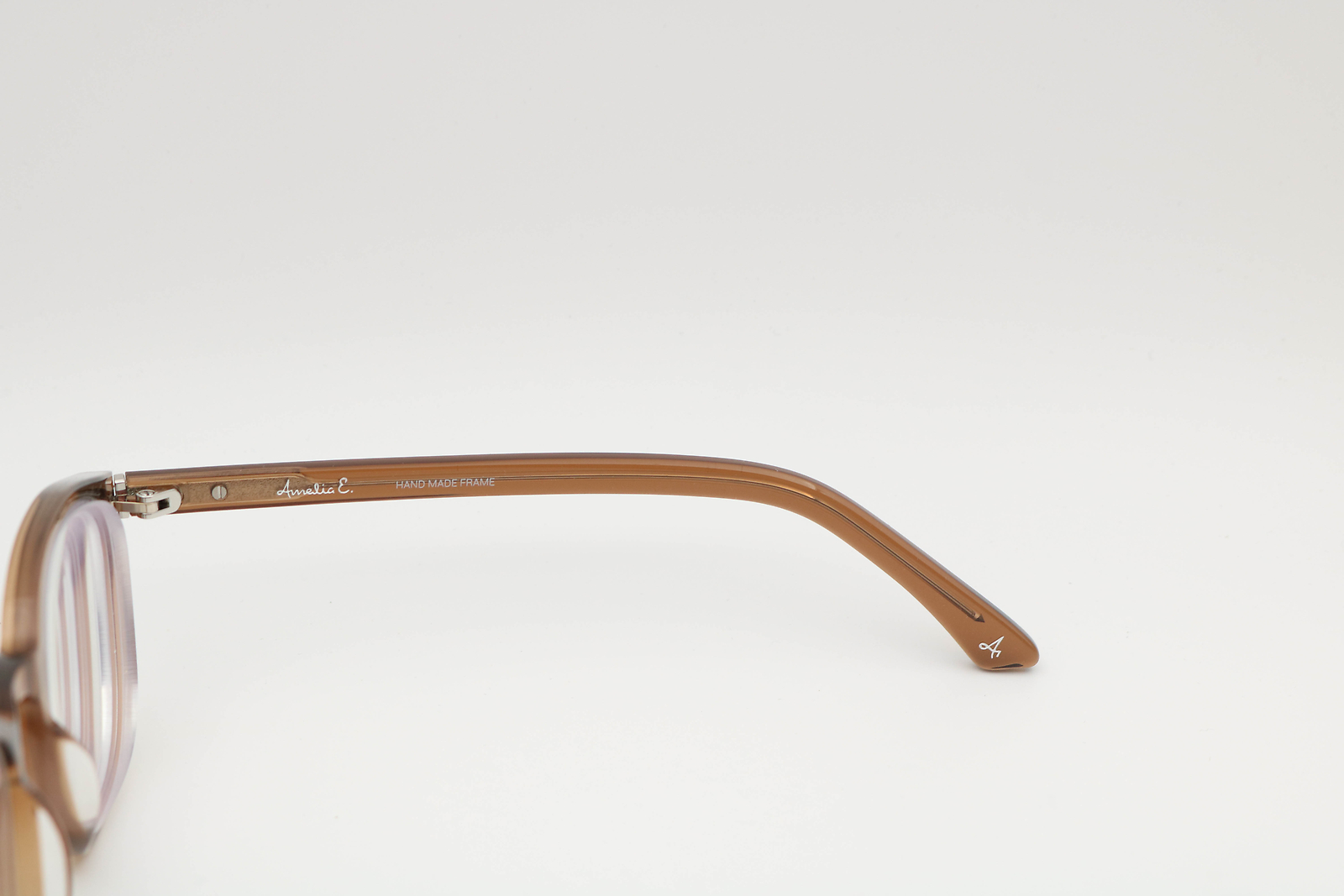 Amelia E Cove Brown Oval 35-003179 Eyeglasses Frames 50-19-140