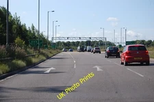 Photo 6x4 A46 approaching junction with A607 Syston/SK6211 The junction  c2015