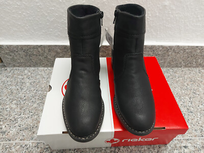 Rieker Damen Stiefeletten  Damenschuh  schwarz Gr.37