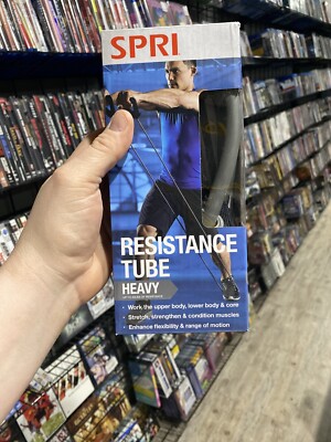 Fast Free Shipping SPRI Resistance Tube Band Heavy up to 50 LBS (Gray)     