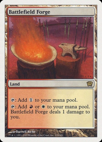 Battlefield Forge LP, English MTG 9th Edition | eBay