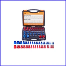 Professional Thread Pitch Gauge Set - 44 Male/Female Gauges for Compact Use