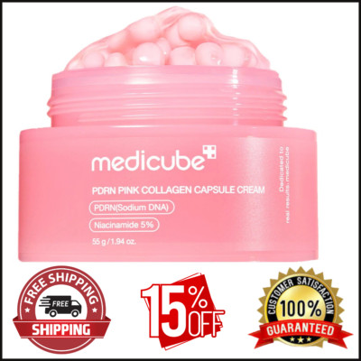 Medicube - PDRN Pink Collagen Kapsel Creme - 55g Koreanisch-Schönheit UK VERKÄUFER