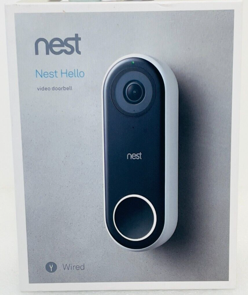 Genuine Google nest wired Hello video doorbell NC5400US , NEW