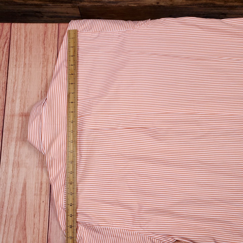 Burberry London Shirt Mens 16R Orange Long Sleeve Button Up USA eBay