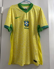 NWOT AUTHENTIC NIKE Brazil 2024 National Team Dri-FIT Soccer Jersey XL Youth