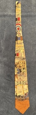 Vintage Tango By Max Raab Golf Novelty Tie 100% Silk Country Club Art USA