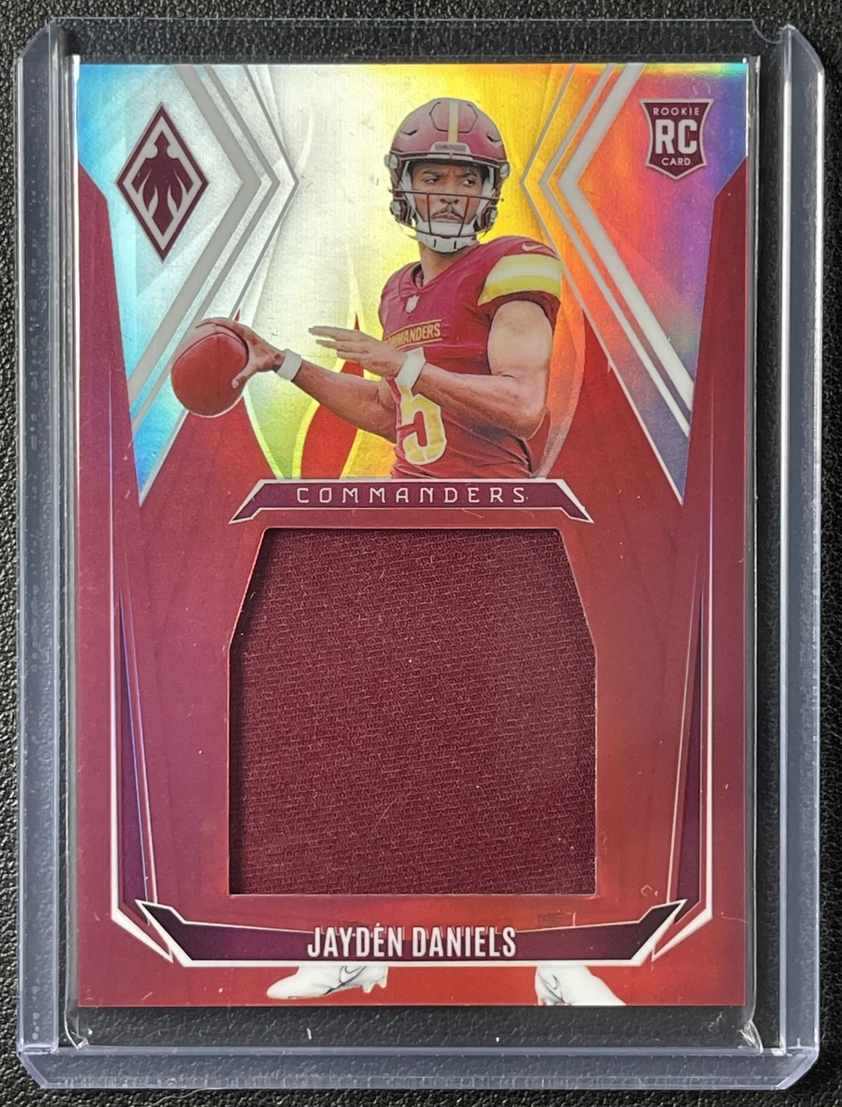 Jayden Daniels Panini Phoenix Pandora Patch #PPJDS Red
