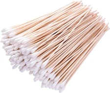 6 Long Cotton Swabs 2000pcs for Makeup, Gun Cleaning or Pets Care