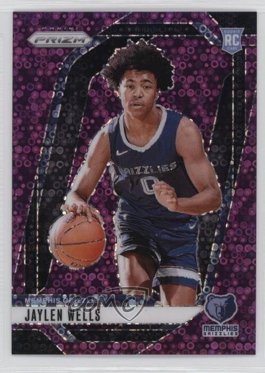 2024-25 Panini Prizm Fast Break Purple 31/75 Jaylen Wells #239 Rookie RC 1o2