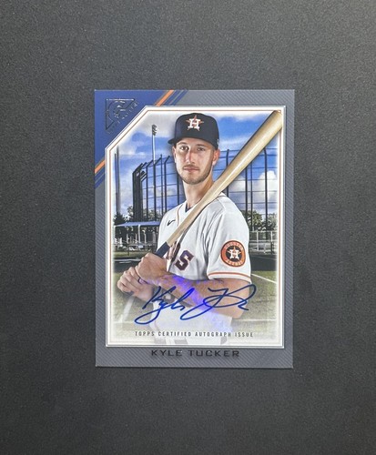 Kyle Tucker #VA-KT 2022 Topps Gallery Veteran Autographs card