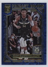 2021-22 Donruss Elite Primary Colors Blue /99 Giannis Antetokounmpo #10 07d9