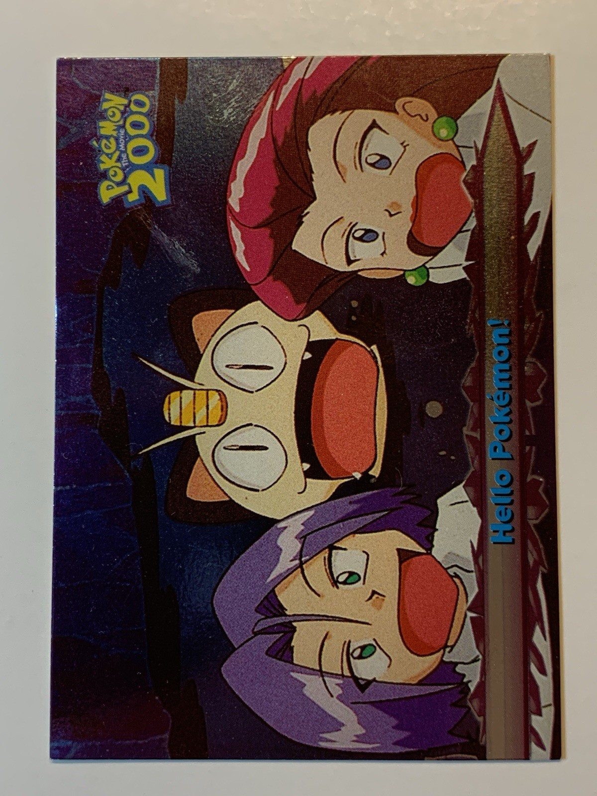 Topps Pokemon the Movie 2000 #56 Hello Pokemon! Silver Foil FREE COMBINED SHIP