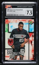 1997 Upper Deck Bandai MLS Eddie Pope #50 CGC 7.5