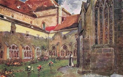 Heiligenkreuz Stift Wienerwald Niederoesterreich AT Wienerwald Cistercienser Abt