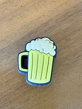 BEER MUG YELLOW Official 1st gen 06-08 JIBBITZ jibbitz crocs shoe charms