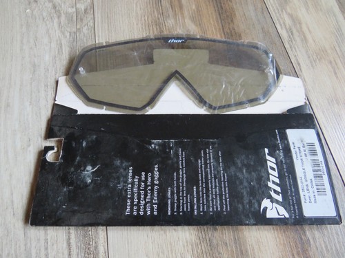 New Thor Hero/Enemy Goggle System Replacement Lenses Smoke Color 2602-0144 OM30 - Foto 1 di 3