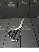PIN PIN-7250 Dressmaker 10" Scissors Stainless Steel Bent-Handle Straight Cut