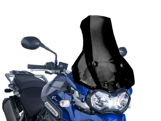 Puig Black Touring Screen Triumph Tiger Explorer 1200 2012-2015