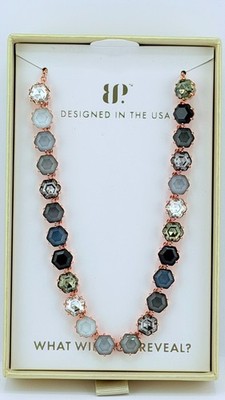 Bomb Party Holiday Jewel Candy ''Frosted In Fizz'' Black Tie Twilight on Rose Gold