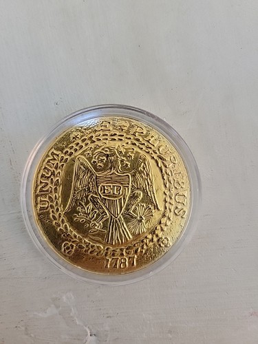 Nova Eboraca Columbia Excelsior 1787 Chapado en Oro Gema Prueba - Bonito - Imagen 2 de 4