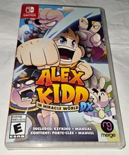 Nintendo Switch Alex Kidd In Miracle World DX CIB With Keychain Manual
