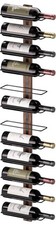 Wine Rack Wall Mounted for 12 Wine Bottles, Wood Wine Racks for Wall, Wine Ho...