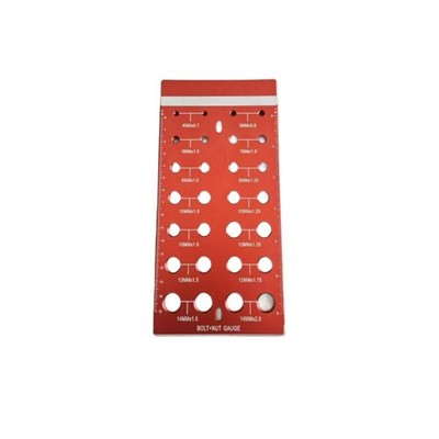 Metric Screw Thread Identifier Tool 32-Piece Set for Fastening and Repair Tasks