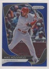 2020 Panini Prizm Blue Prizm Mike Moustakas #23 0c6