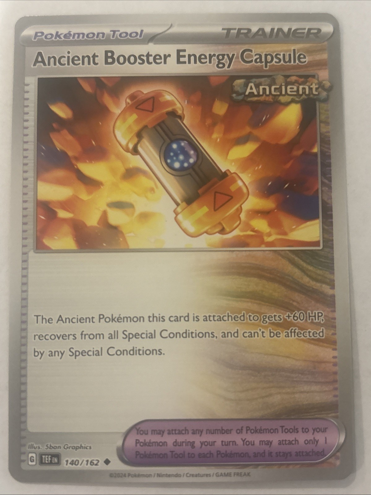 Ancient Booster Energy Capsule 140/162 Pokemon