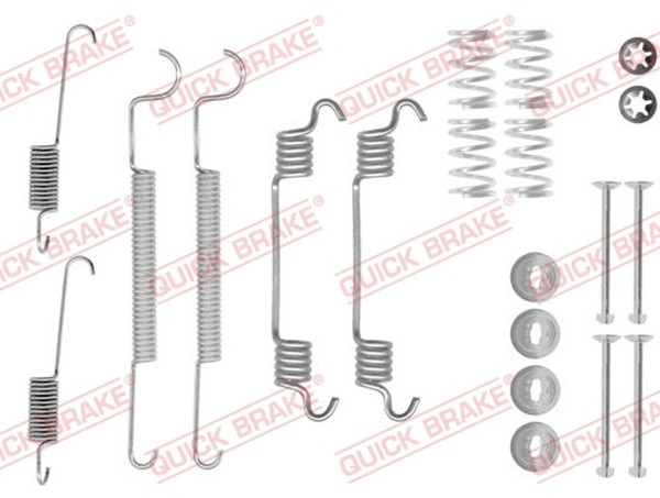 Quick Brake ZubehöRsatz Bremsbacken 105-0873 FüR Chevrolet Daewoo U100 Rezzo-image