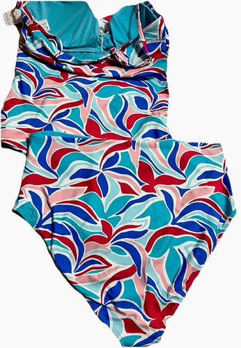 $ 170 Sunsets E-Cup Making Waves Tankini & 16 High Waist Badeanzug Unterteil blau 16E - Bild 8 von 15