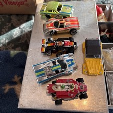 Vintage AURORA Ideal TYCO SLOT CAR LOT FOR PARTS / PROJECTS As Is