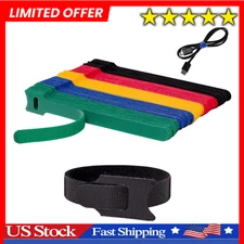 Reusable Fastening Cable Ties 6 in Cable Management Ties 100 pcs Cable Straps***