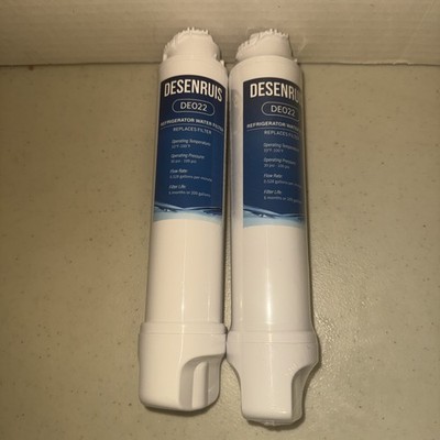 2 Pack Desenruis DE022 Refrigerator Water Filter RWF5800A Replace EPTWFU01 EWF02